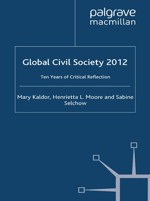 cover image of Global Civil Society 2012